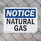 Signmission Natural Gas OSHA Notice Sign, Plastic, 10in W x 7in L, 2PK OS-2PACK-NS-P-710-L-14313 - alternate 2